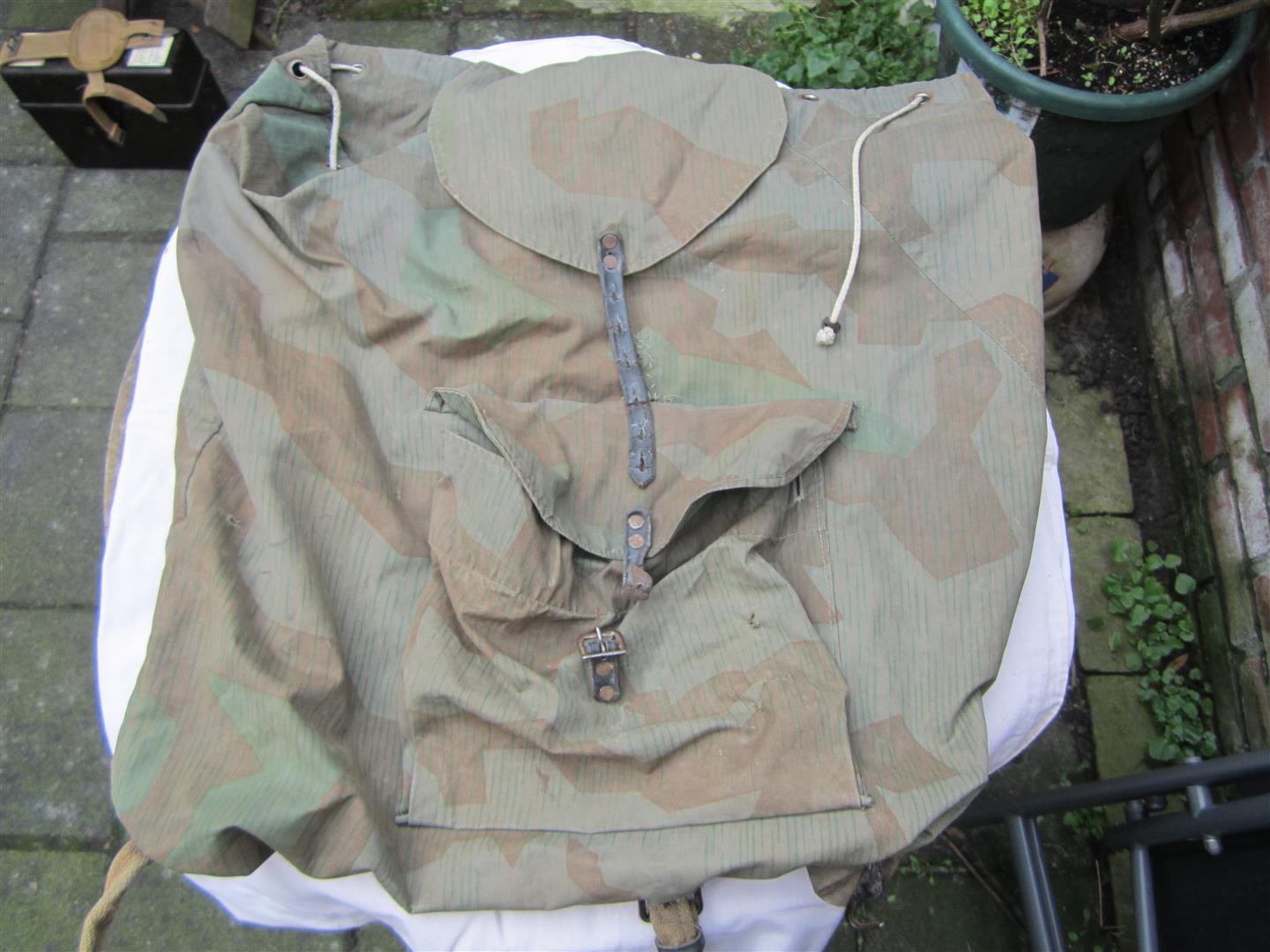 Captain Jacks Militaria - WW2 WH Splinter Patt Rucksack