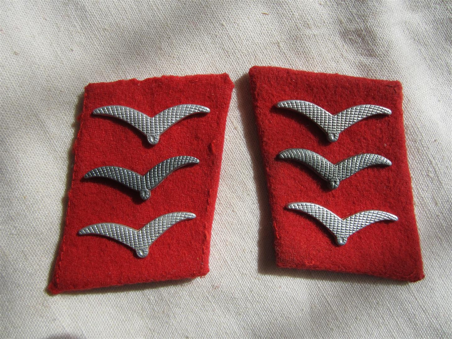 Captain Jacks Militaria - WW2 Collection Of WL Flak Collar Patches